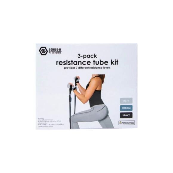 Series-8 Fitness Series-8 Fitness Resistance Tube Kit 3-Piece - Picture 1 of 3